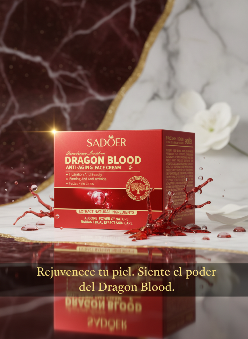 ¡10 Años Menos! Dragon's Blood - Crema Facial Rejuvenecedora
